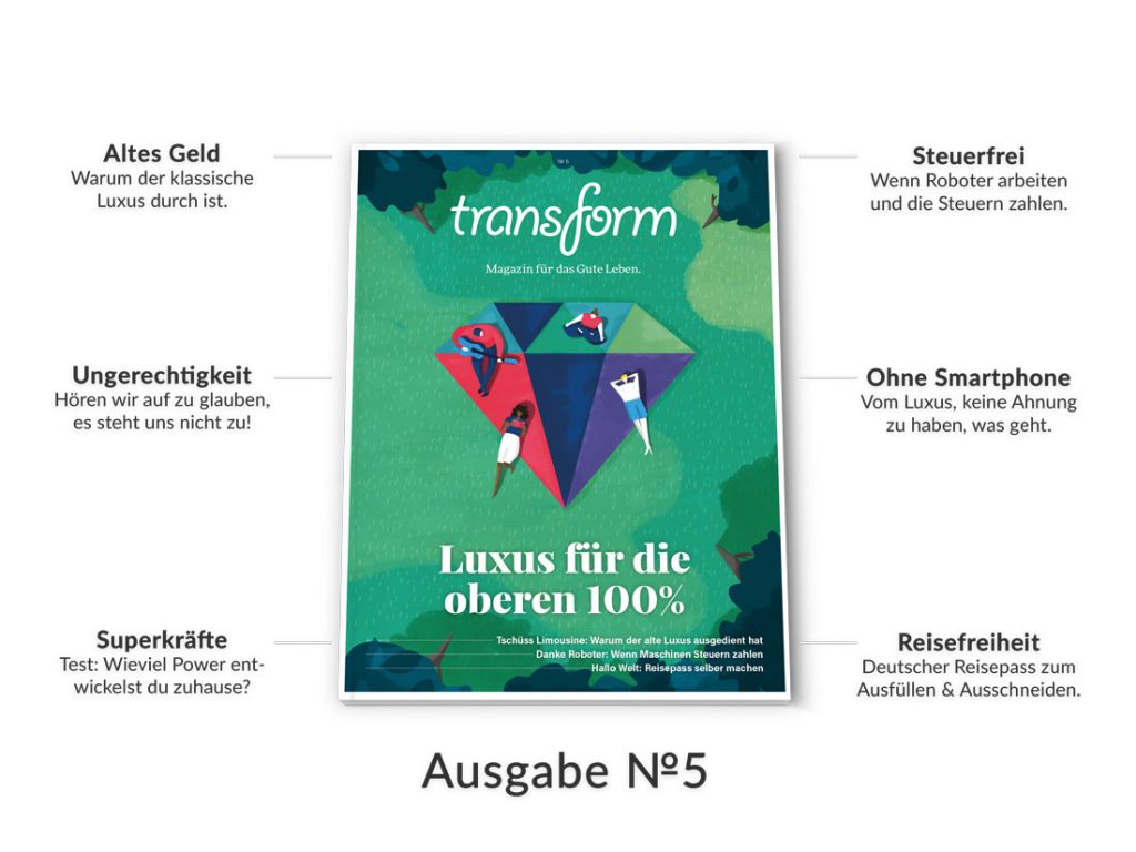 transform ausgabe 5 luxus